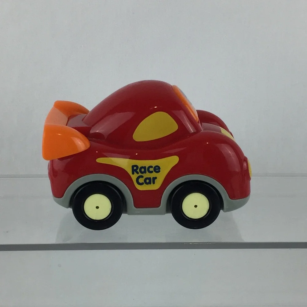 VTech‎ Go Go Smart Wheels Race Car Lot of 2 Red Yellow Interactive Toy Vehicles